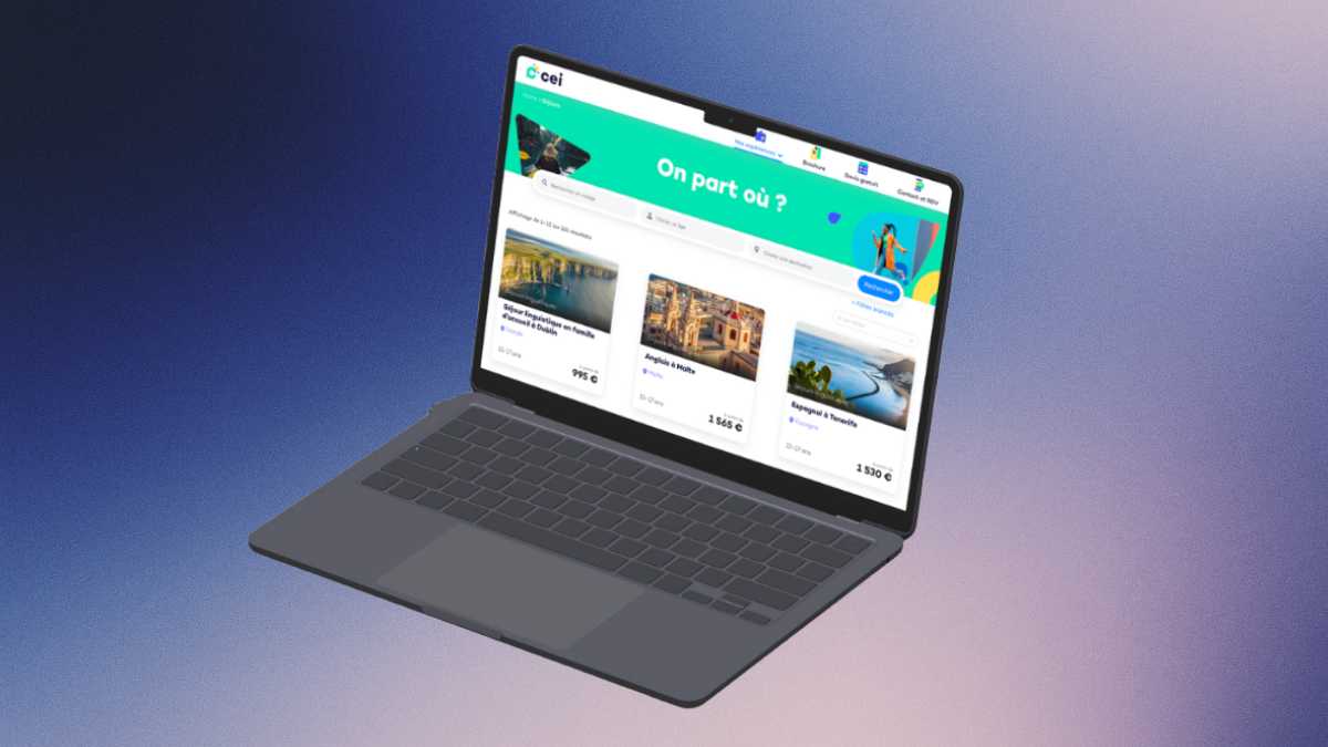 Couverture du projet Pages séjours & contenus web